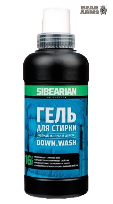 SIBEARIAN DOWN.WASH Гель для стирки одежды из пуха и шерсти 