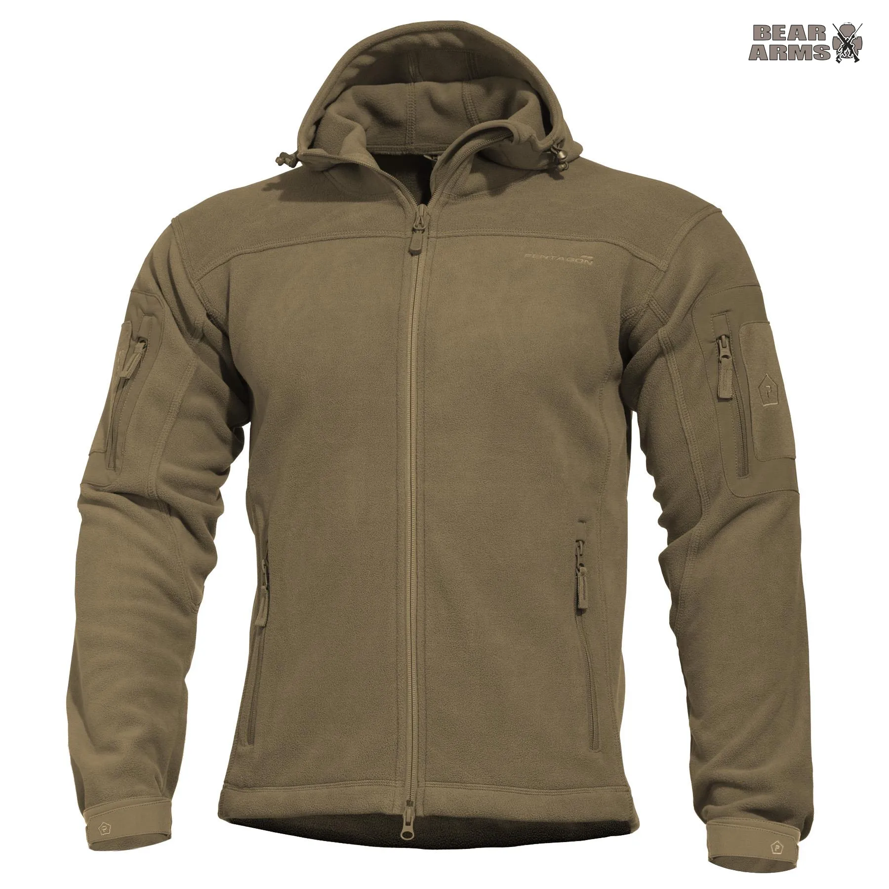 Куртка флисовая PENTAGON с капюшоном Hercules Fleece Jacket 2.0 