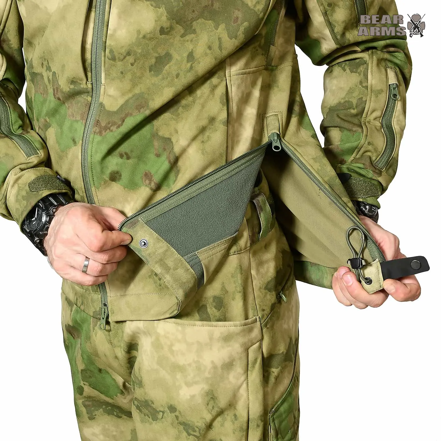 Куртка тактическая 5.45 Design Softshell "Манул"