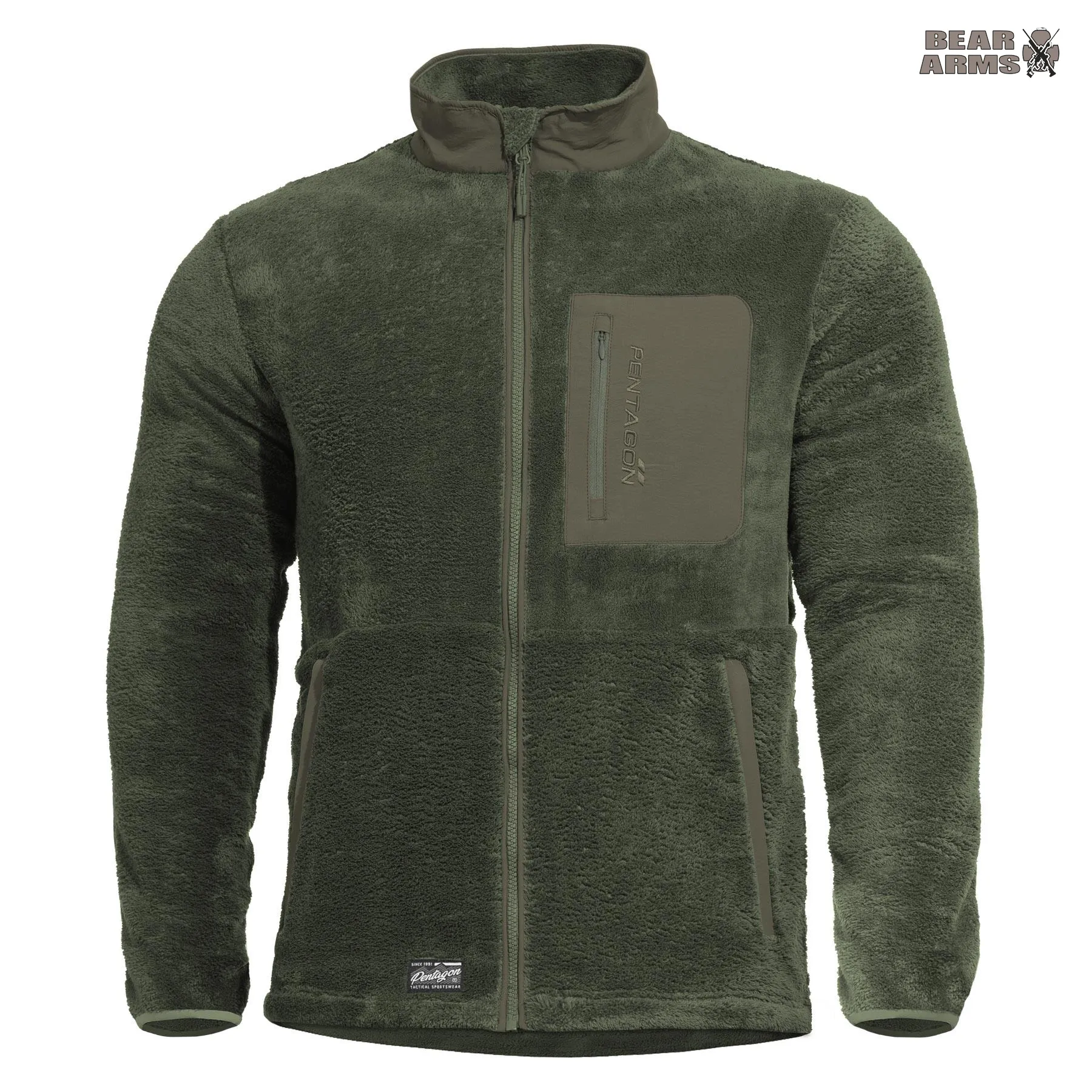 Куртка флисовая PENTAGON Grizzly Full Zip Sweater